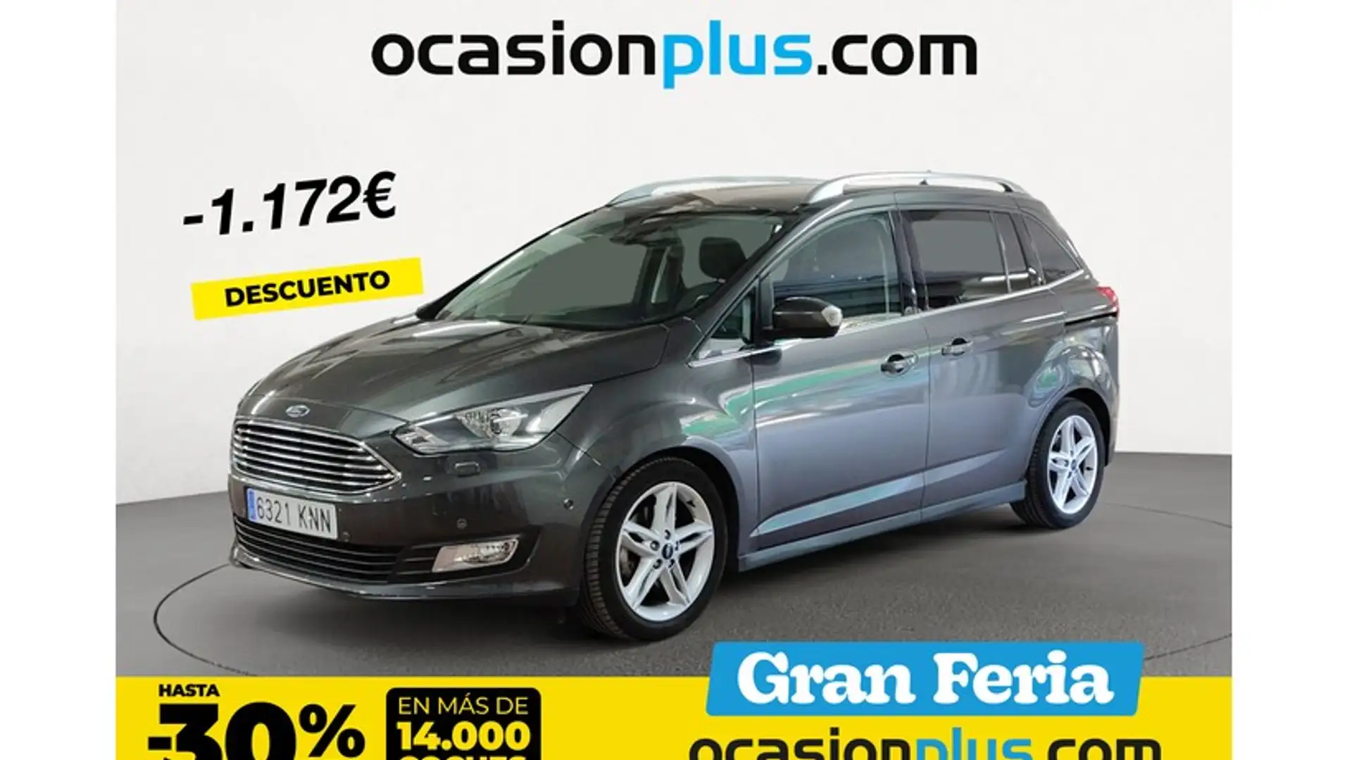 Ford Grand C-Max 1.0 EcoB. Auto-S&S Titanium 125 Gris - 1