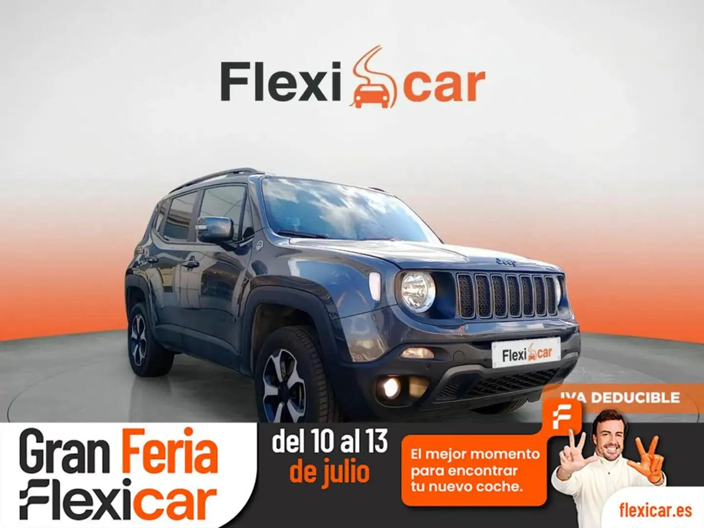Jeep Renegade Trailhawk 4xe 1.3 PHEV 177kW(240CV) AT Gris - 1