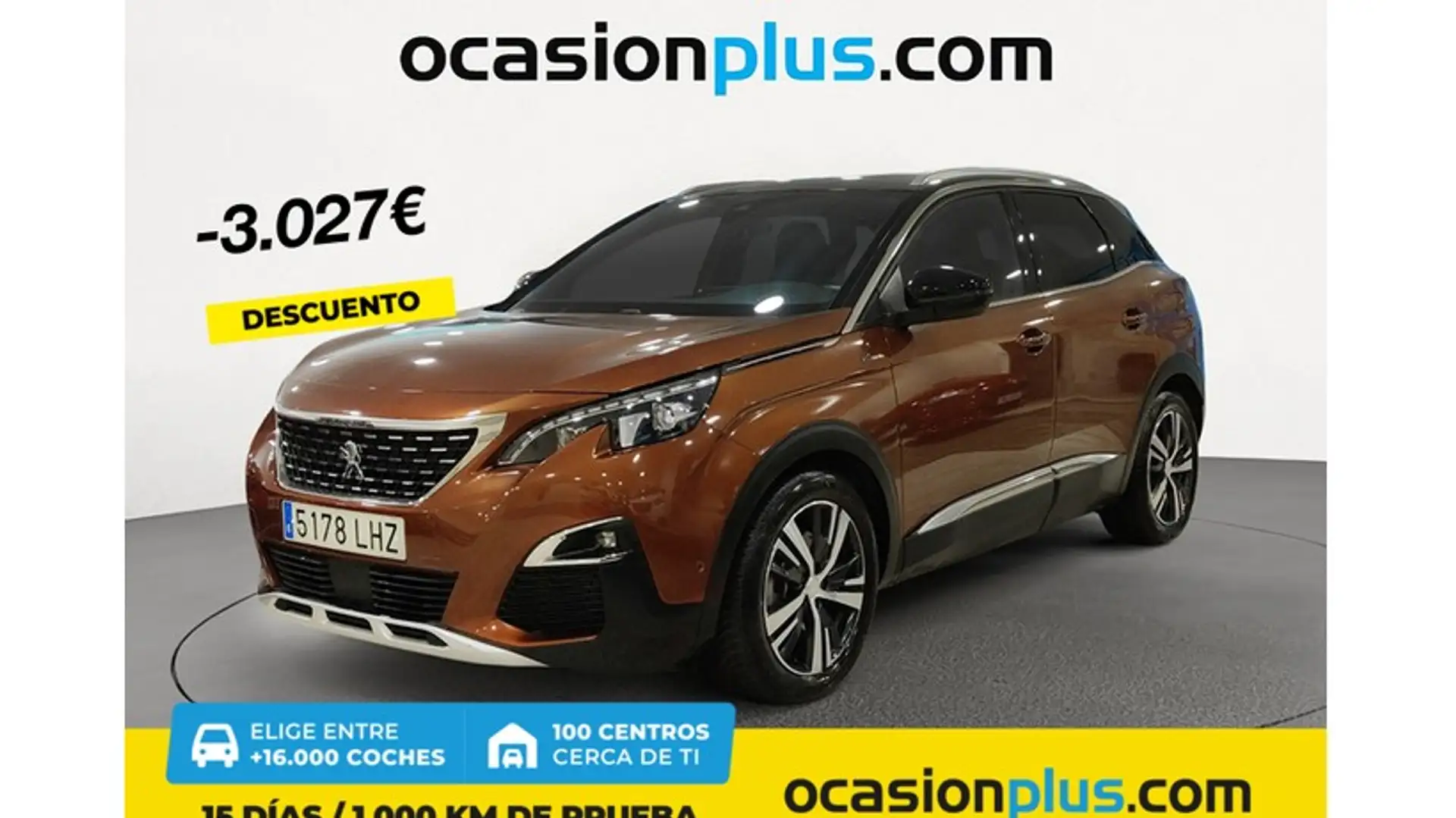 Peugeot 3008 1.6e-HDI Style ETG6 115 Marrón - 1