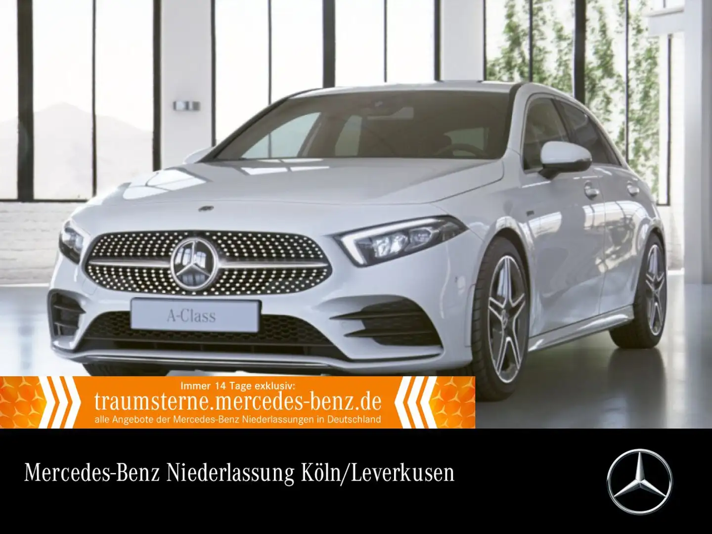 Mercedes-Benz A 250 e AMG+360°+AHK+LED+FAHRASS+8G Weiß - 1
