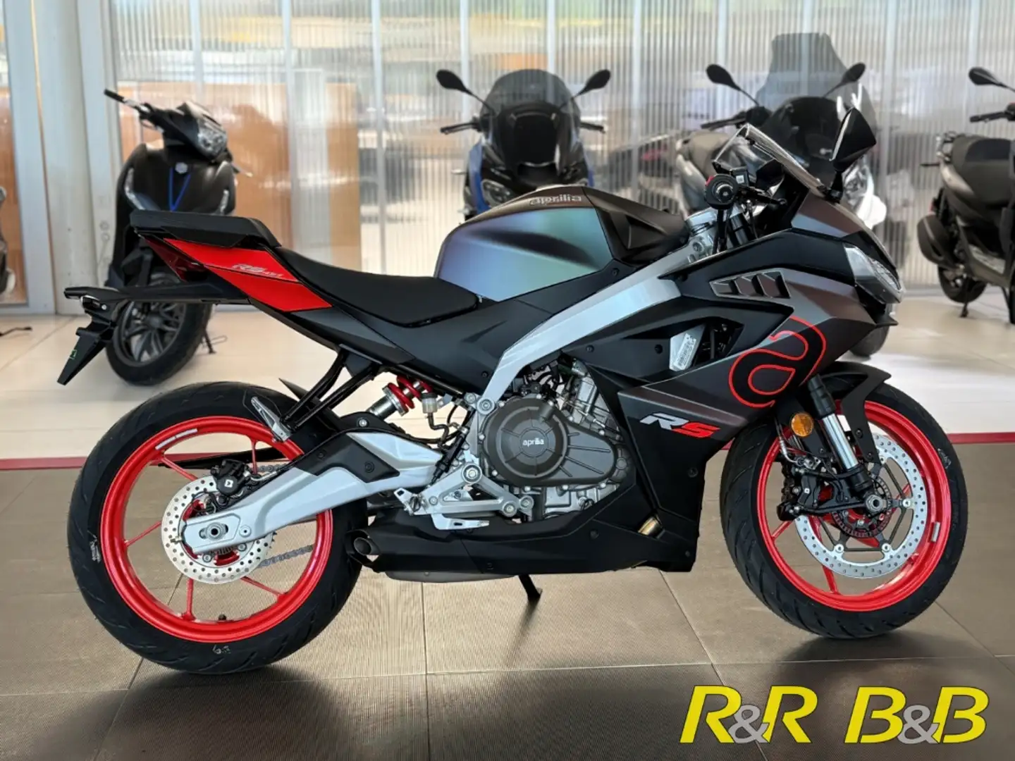 Aprilia RS 457 E5+ ABS+ATC+AEM+TFT+LED+ALU+GARANTIE Fekete - 2