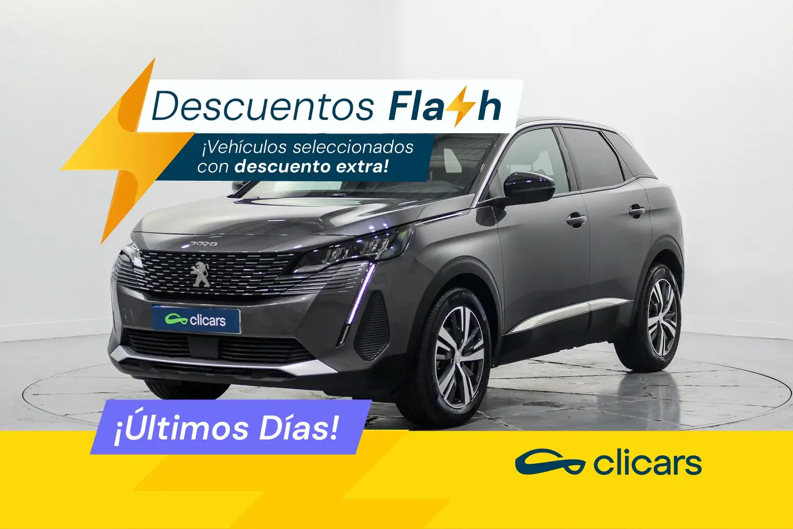 Peugeot 3008 1.2 S&S PureTech Allure Pack 130 Gris - 1