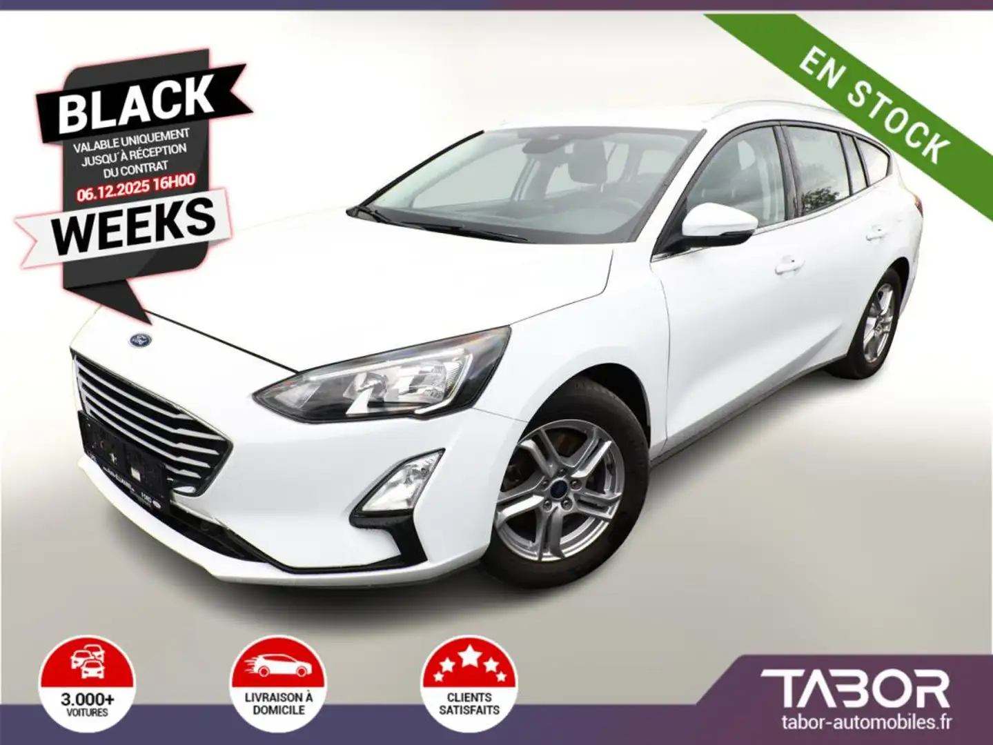Ford Focus 1.0 EcoBoost 125 Cool&Connect GPS Blanc - 1