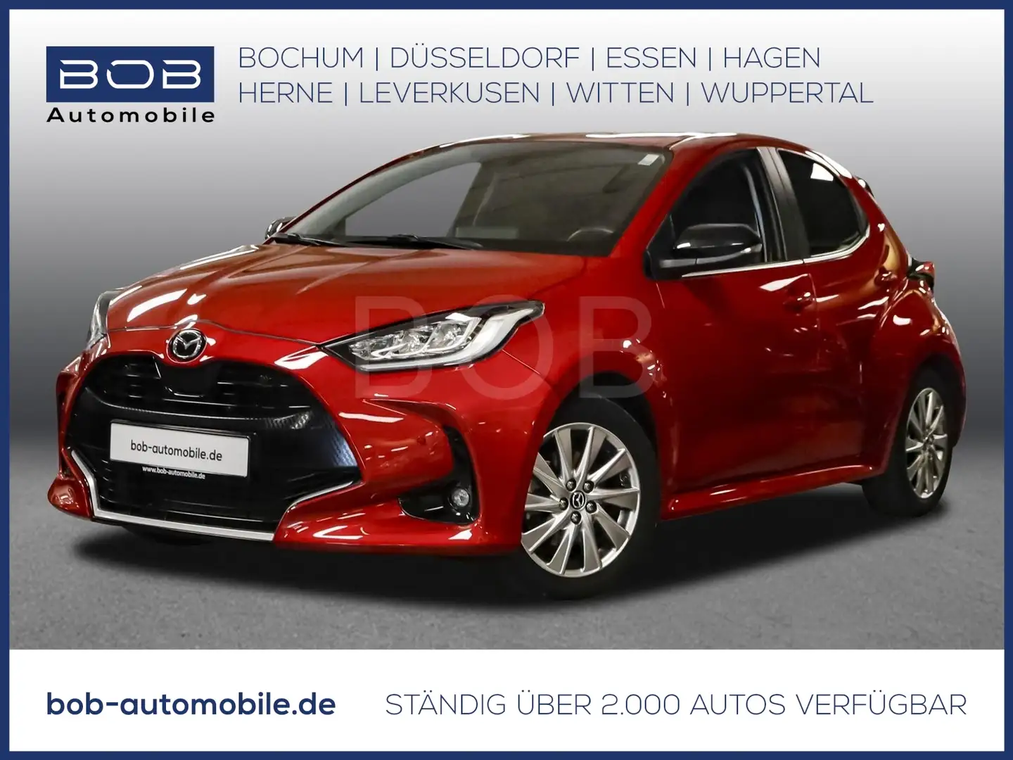 Mazda 2 1,5 Select 1.HD GARANTIE SHZ LHZ CARPLAY Červená - 1
