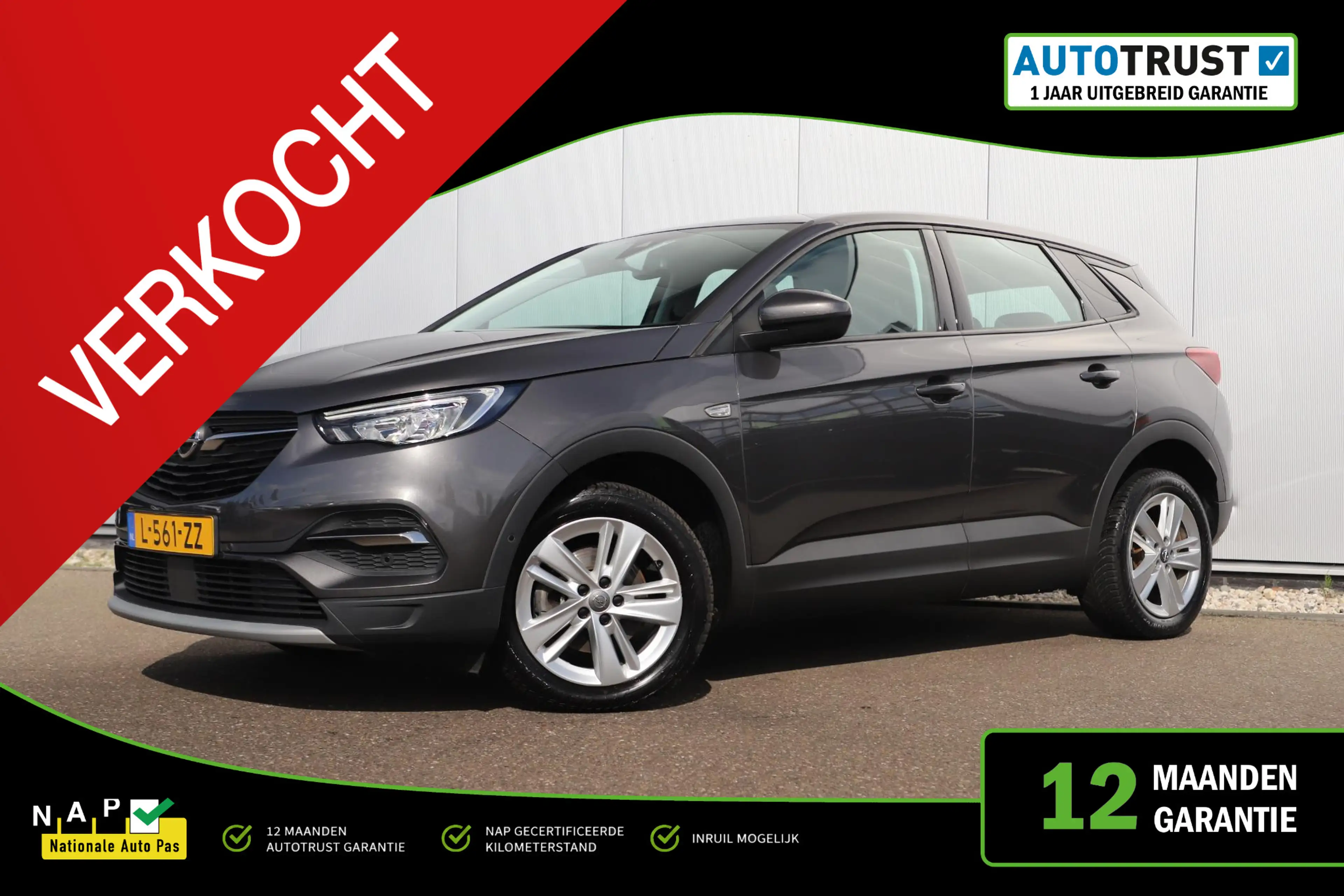 Opel Grandland X 1.2 Turbo Elegance 131PK Automaat LMV Sportstoelen