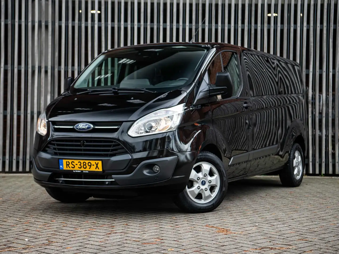 Ford Transit Custom 2.0 TDCi 130pk H6 L2 9-Persoons |EX BTW|Airco|Crui Noir - 1
