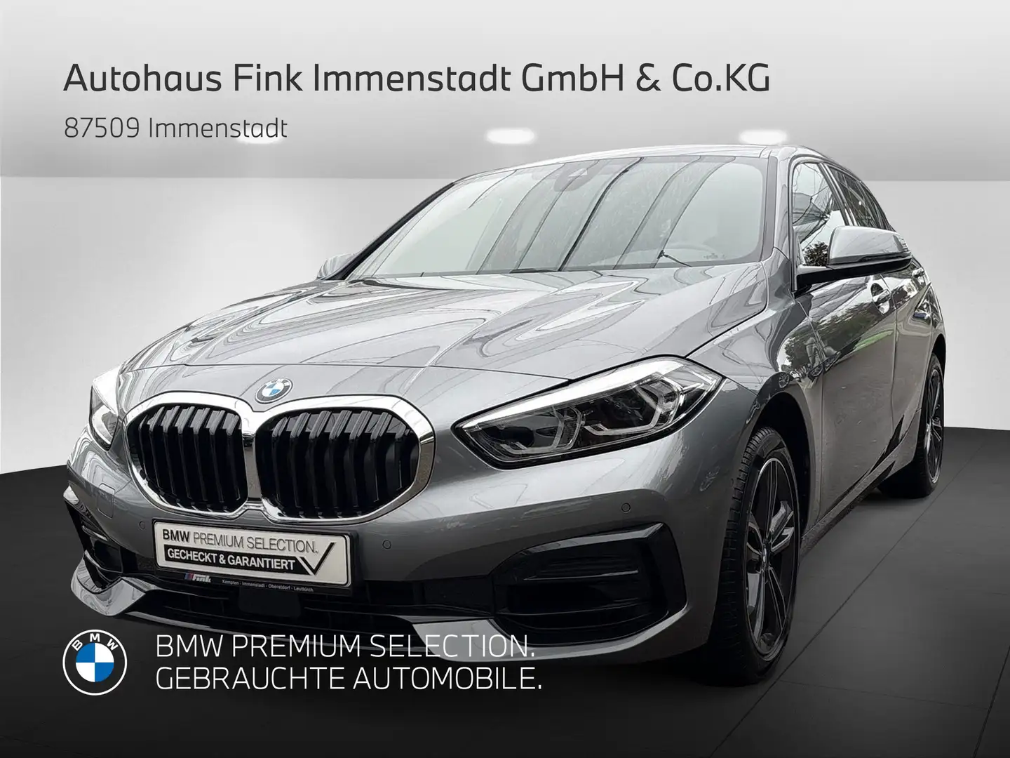 BMW 116 i Sport Line DAB LED WLAN Tempomat Klimaaut. Grau - 1