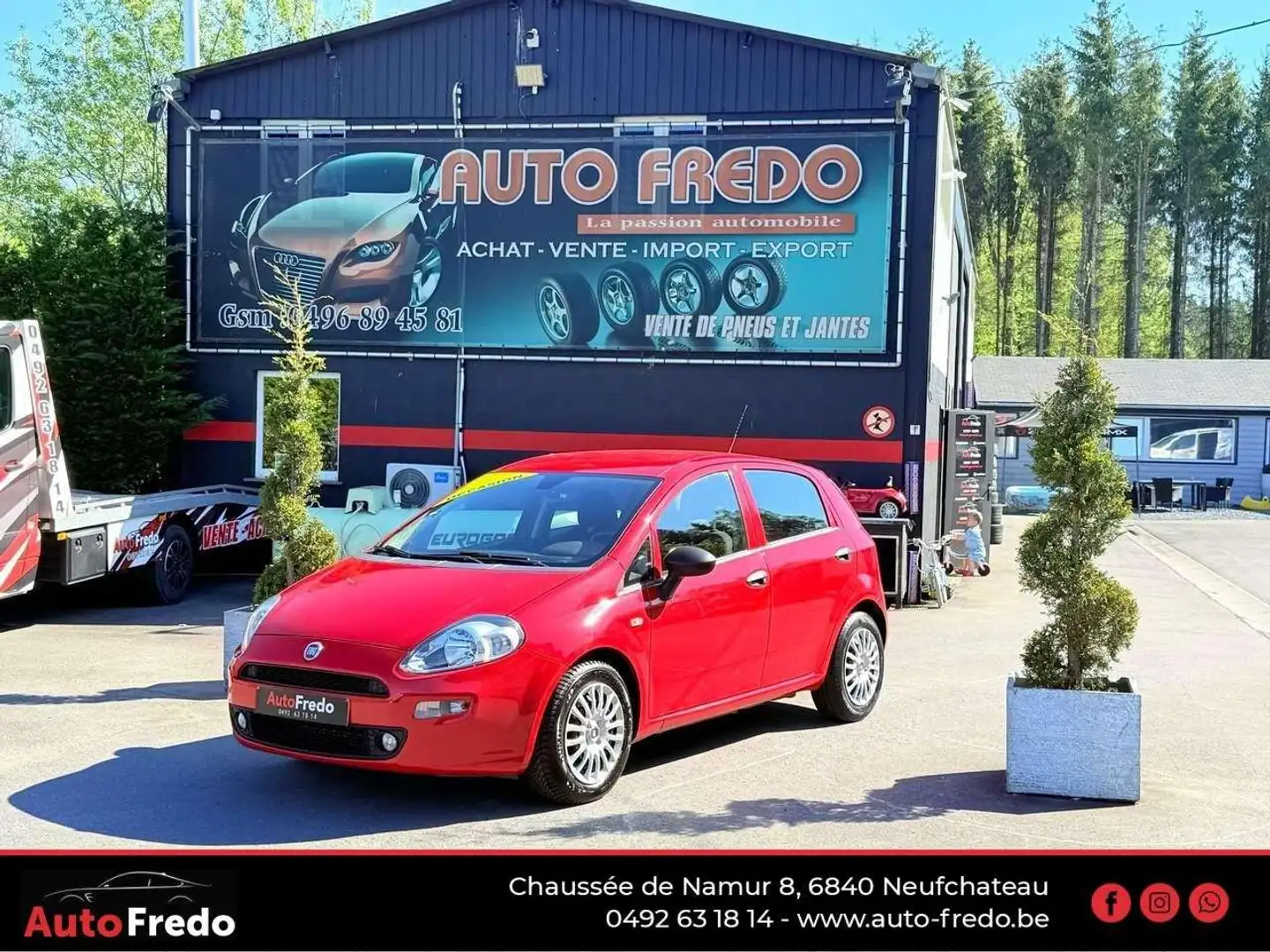 Fiat Punto 1.3 MultiJet * Clim* Garantie 1 an * Disponible */ Rouge - 1