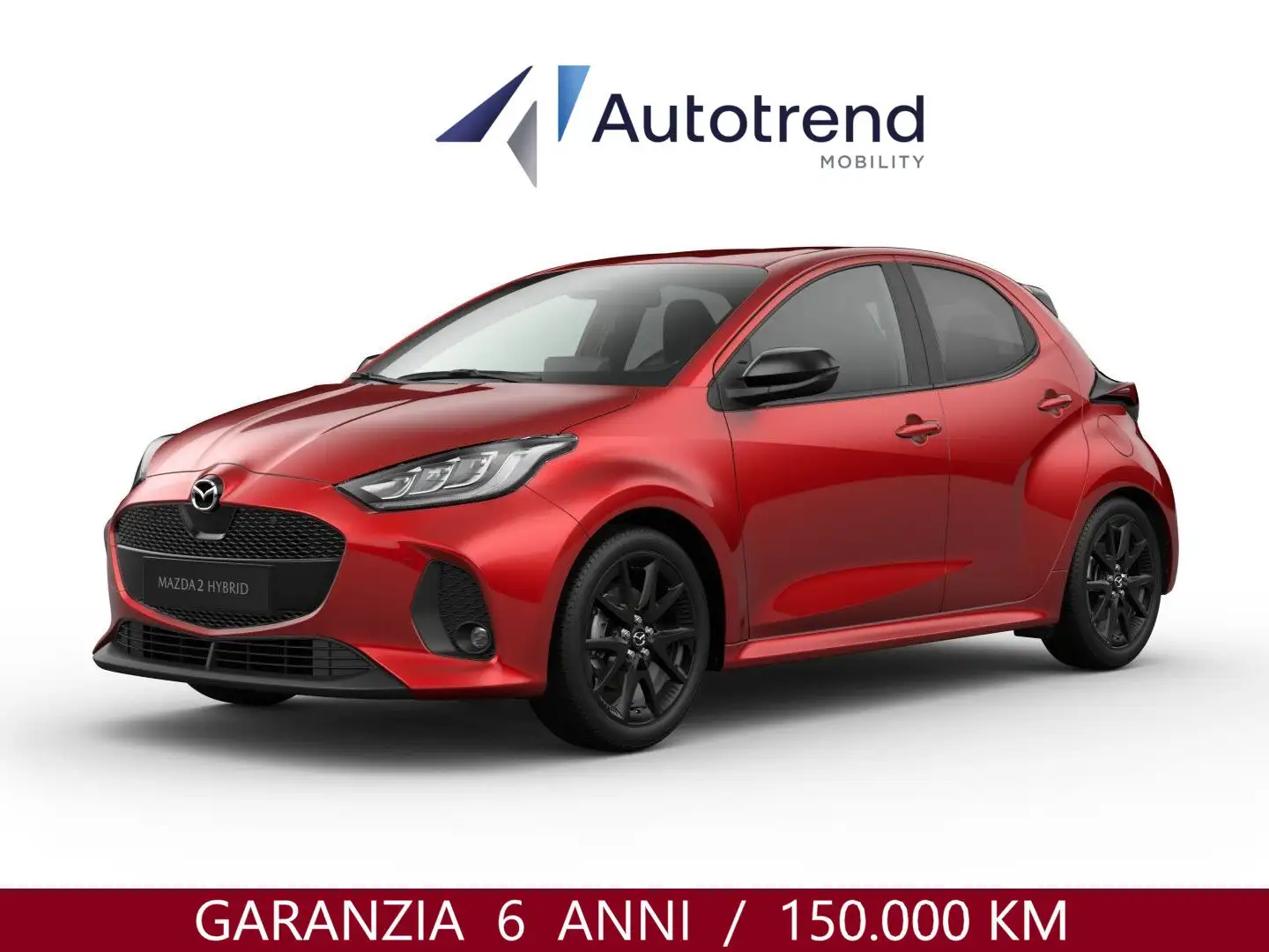 Mazda 2 1.5 VVT 116 CV Full Hybrid Electric Automatica Ho Rosso - 1