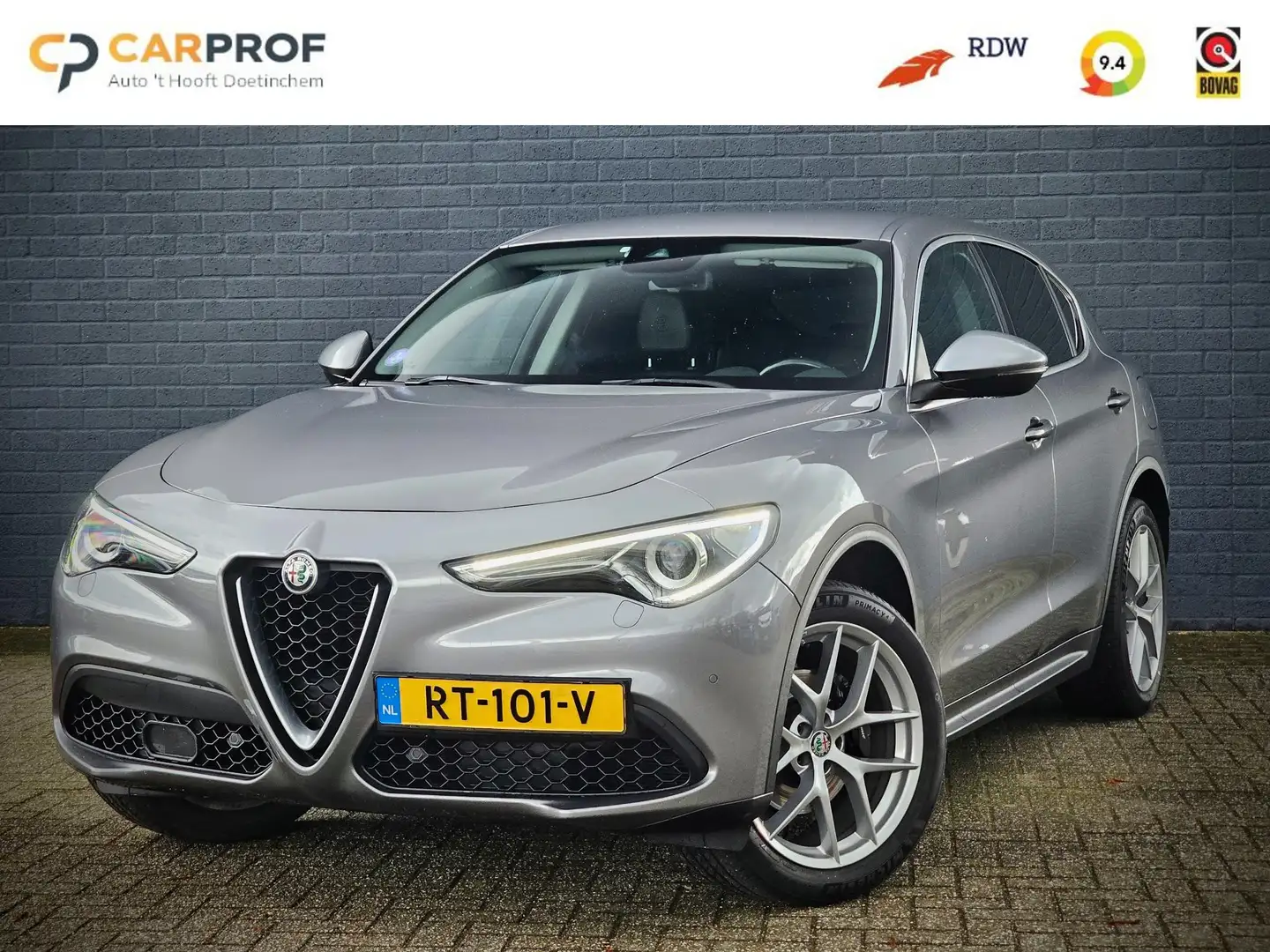 Alfa Romeo Stelvio 2.0 T AWD First Edition / TREKHAAK / LEDER / NAVI Grau - 1