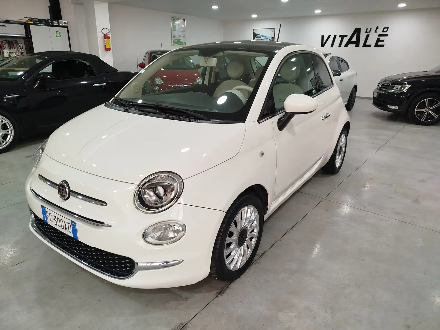 Fiat 500 500 1.2 Lounge easypower Gpl 69cv Blanc - 1