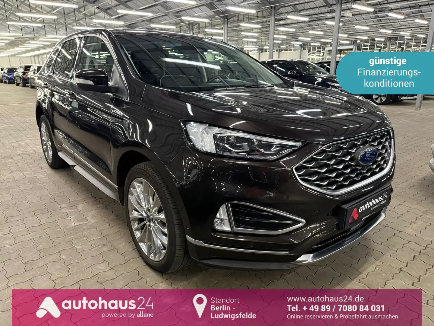Ford Edge 2.0 EcoBlue Vignale 4x4|LED|Pano|Navi Braun - 1