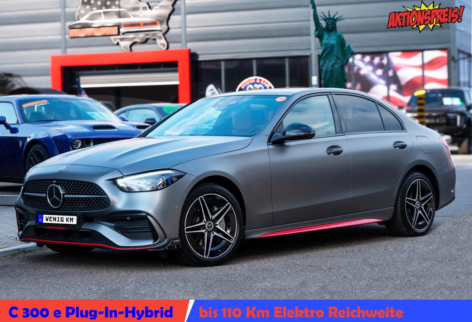 Mercedes-Benz C 300 C300e AMG Line,PANO,360°,AHK Weiß - 1