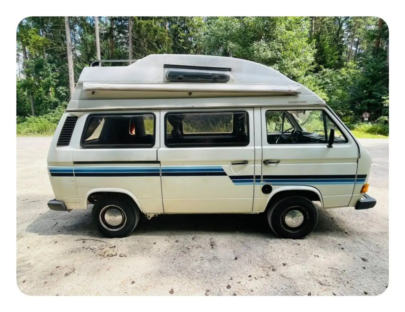 Volkswagen T3 Bus Wohnmobil Oldtimer H-Zulassung Fehér - 2