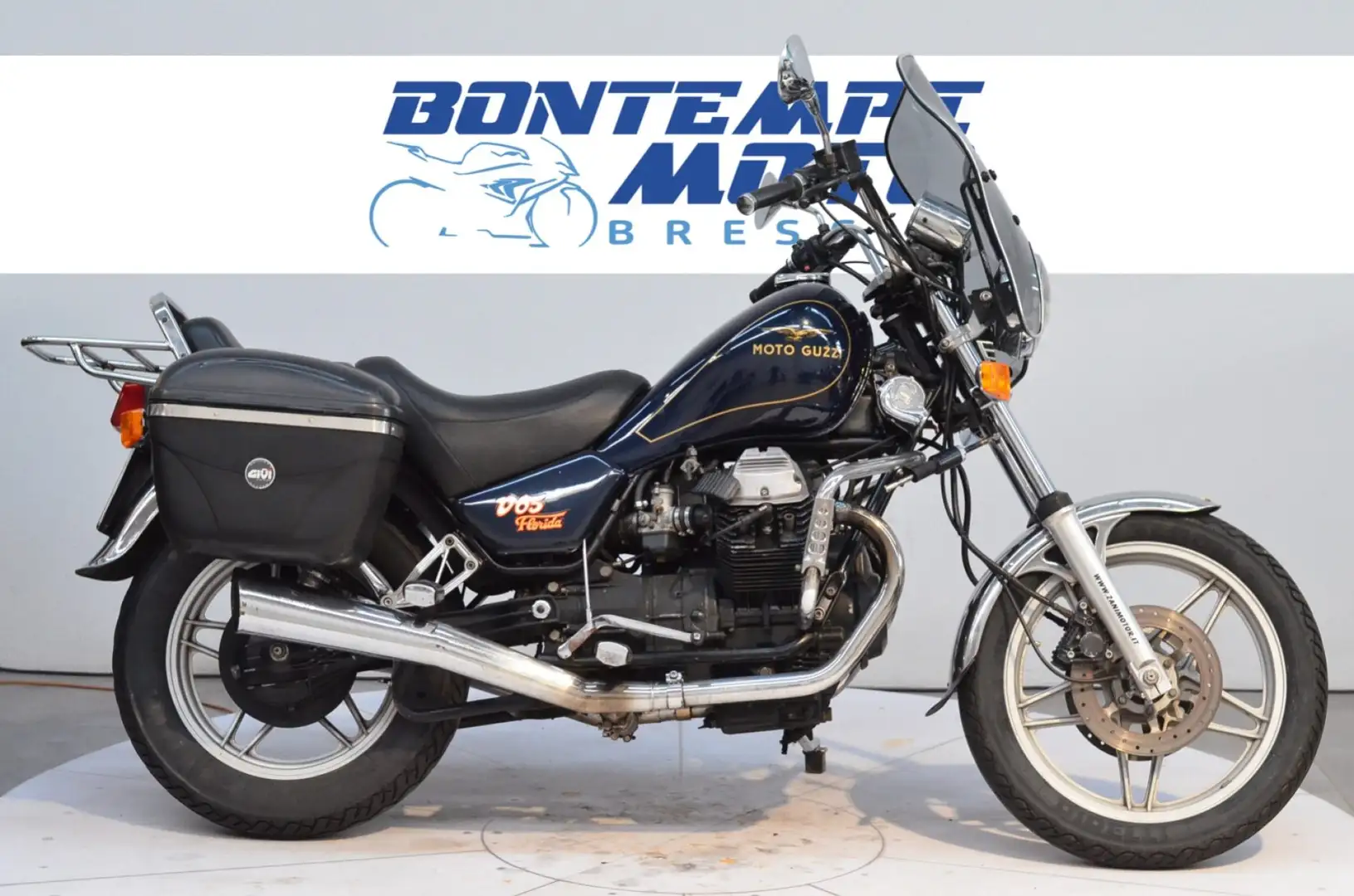 Moto Guzzi V 65 Florida 1989 + VALIGE Blue - 1