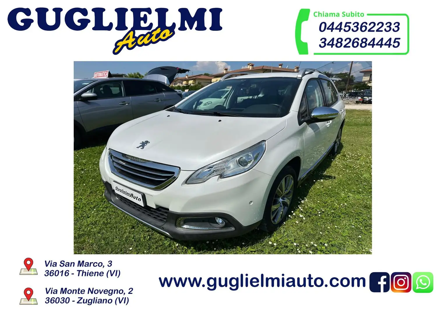 Peugeot 2008 1.2 PureTech Turbo 130 CV Stop&Start Allure Bianco - 1