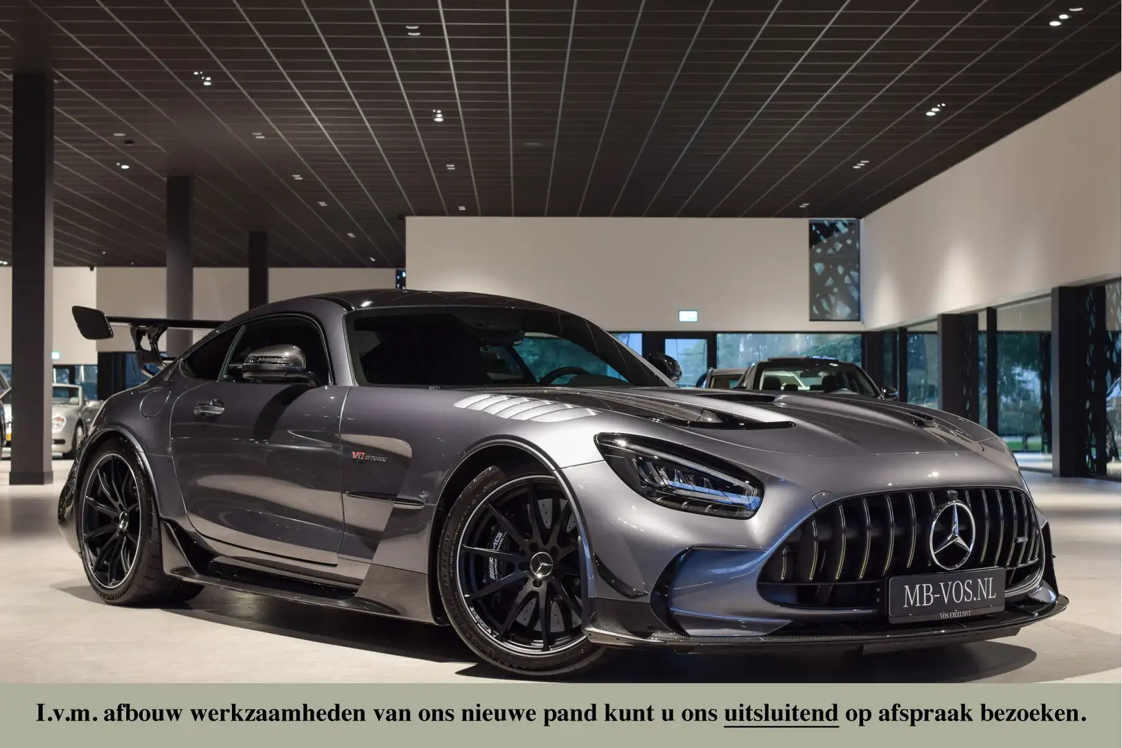 Mercedes-Benz AMG GT 4.0 Black Series Full Carbon|Burmester 3D|NL Auto Gris - 1