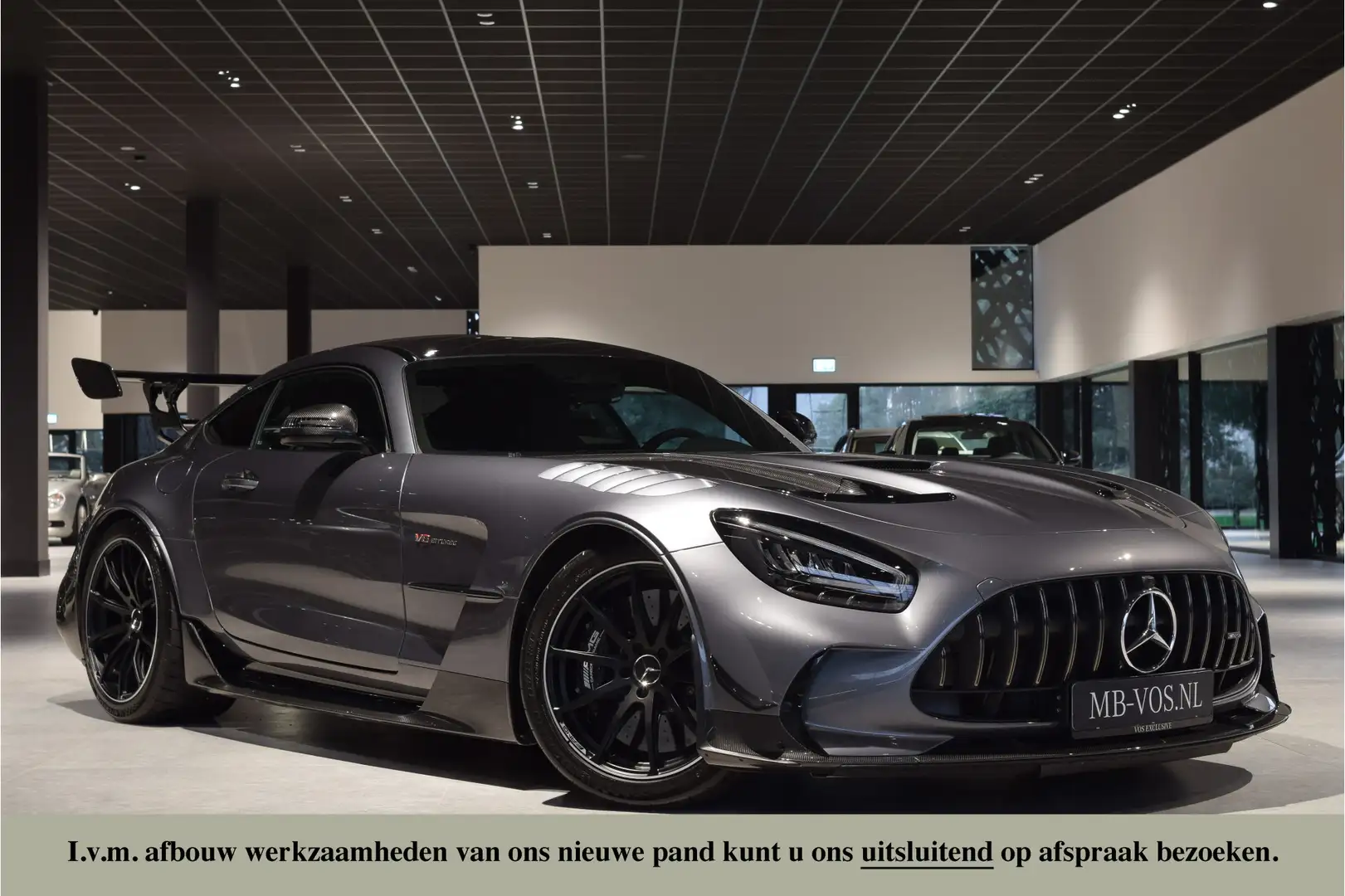 Mercedes-Benz AMG GT 4.0 Black Series Full Carbon|Burmester 3D|NL Auto Grijs - 1