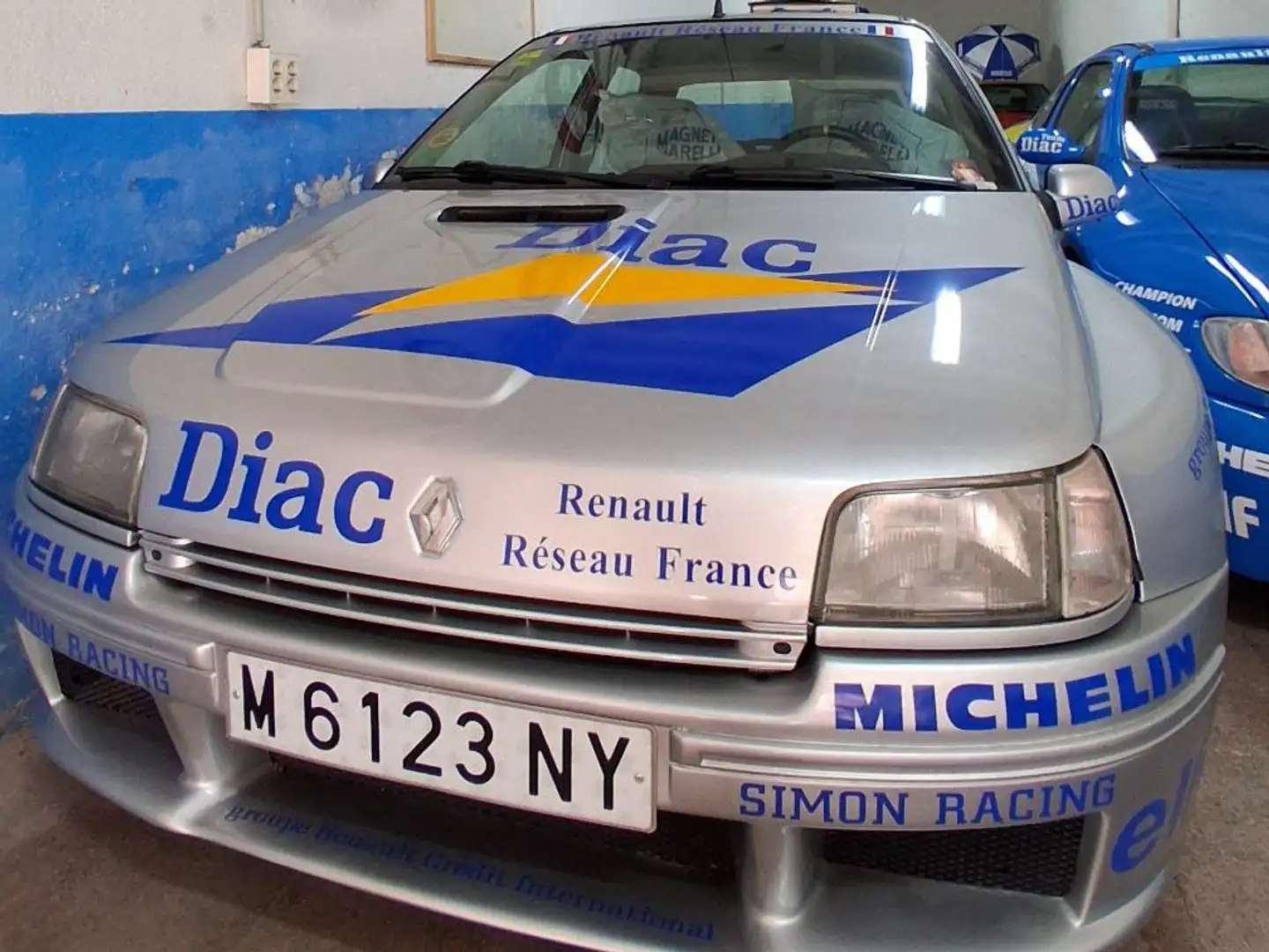 Renault Clio "MAXI KITCAR"RAGNOTTI"16V RALLYE,TURBO,REPLICA,WRC Plateado - 1