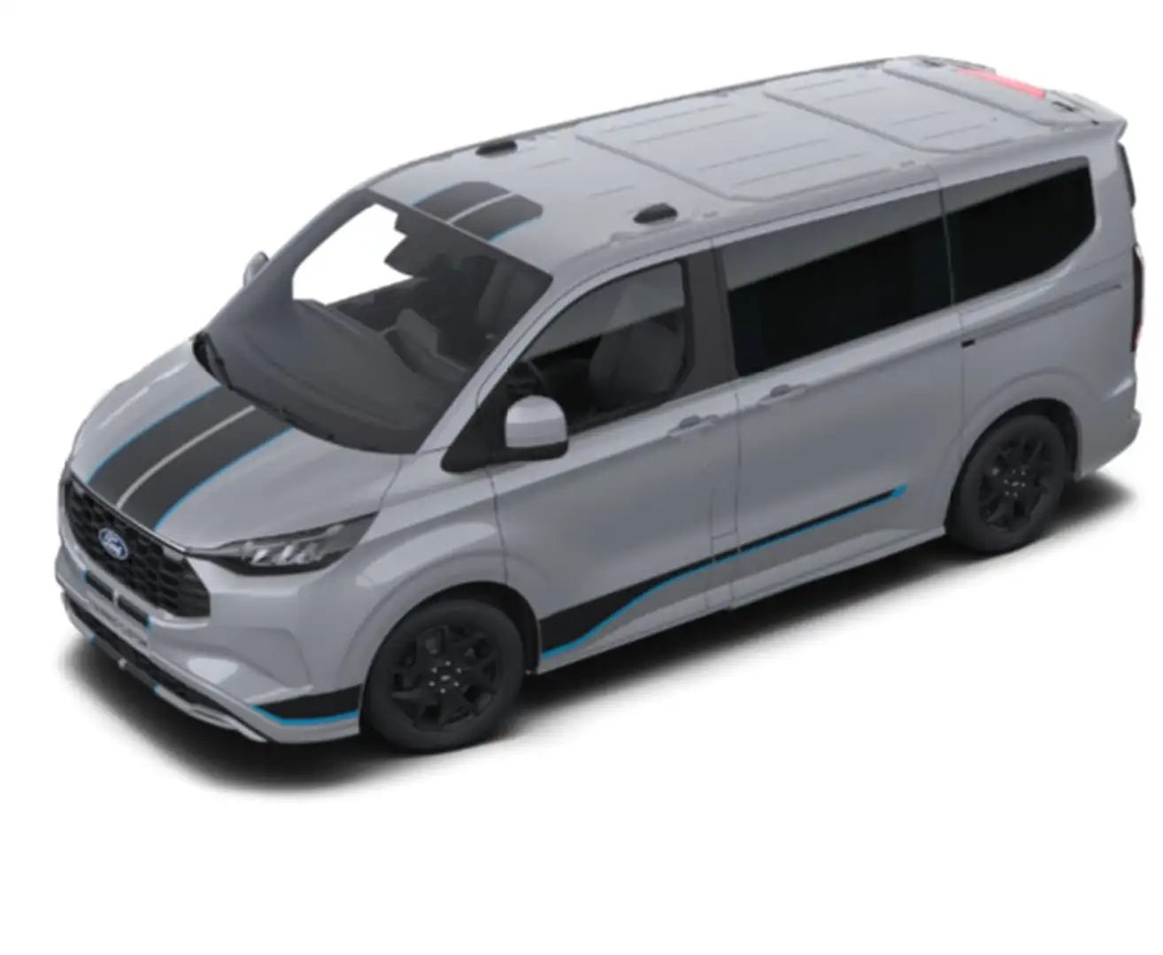 Ford Tourneo Custom Bus 2.5 PHEV 340 L1H1 FWD Sport Aut. Grau - 2