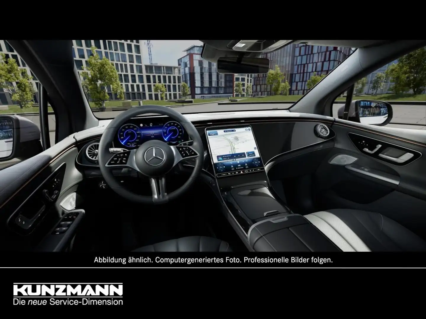 Mercedes-Benz EQE SUV EQE 350 4M SUV Electric Art Panorama Distronic Grau - 2