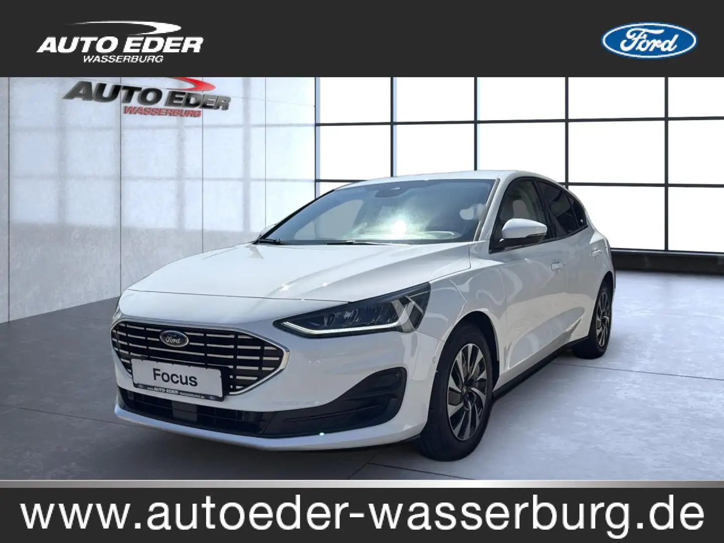 Ford Focus TITANIUM 1.0 EcoBoost MHEV Bluetooth Navi Blanc - 1