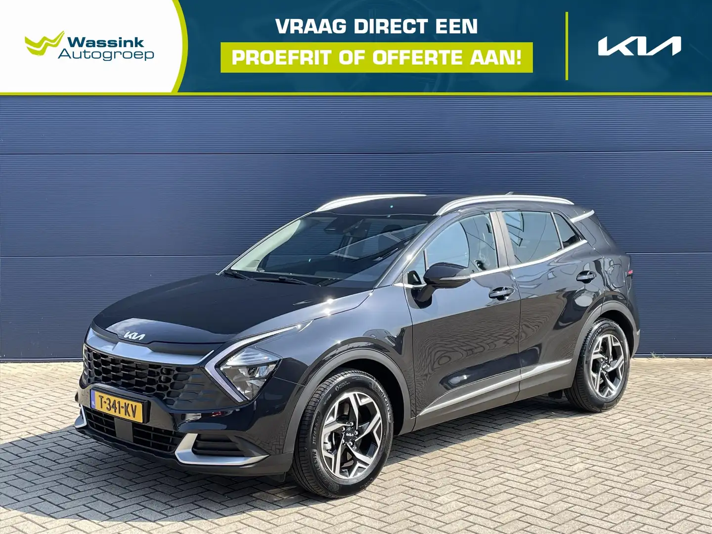 Kia Sportage 1.6 T-GDi 150pk Mild Hybrid ComfortLine | Apple Ca Noir - 1