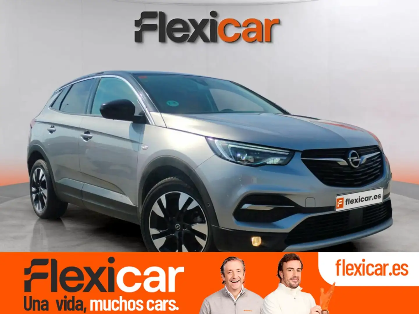 Opel Grandland X 1.2 Turbo Ultimate Gris - 1