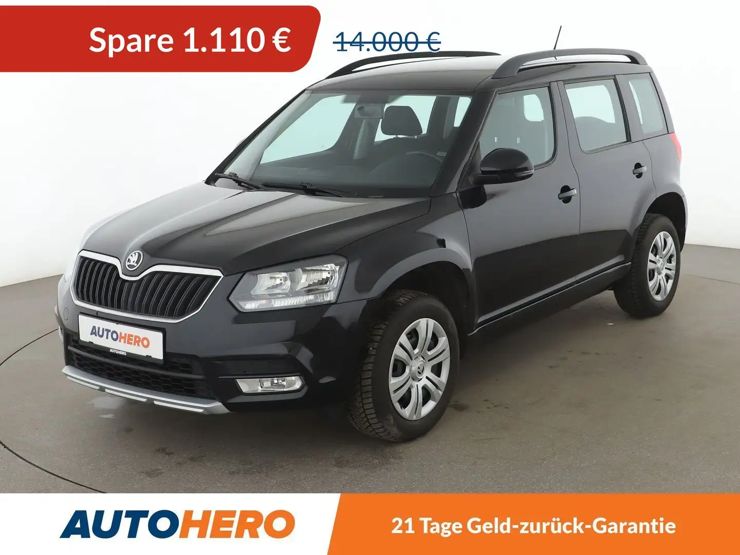 Skoda Yeti 1.2 TSI Active Aut.*PDC*SHZ*KLIMA* Schwarz - 1