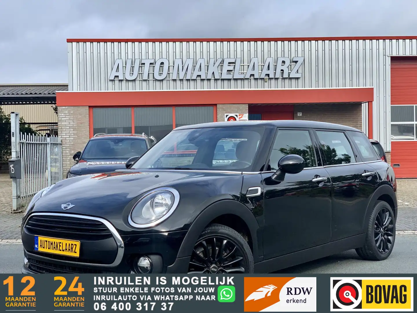 MINI One D Clubman 1.5 Pepper Business Sport Leder Zwart - 1
