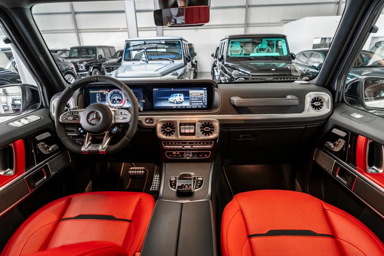 Mercedes-Benz G 63 AMG / Leather Red /Performance/ Edition 55 Blanco - 2