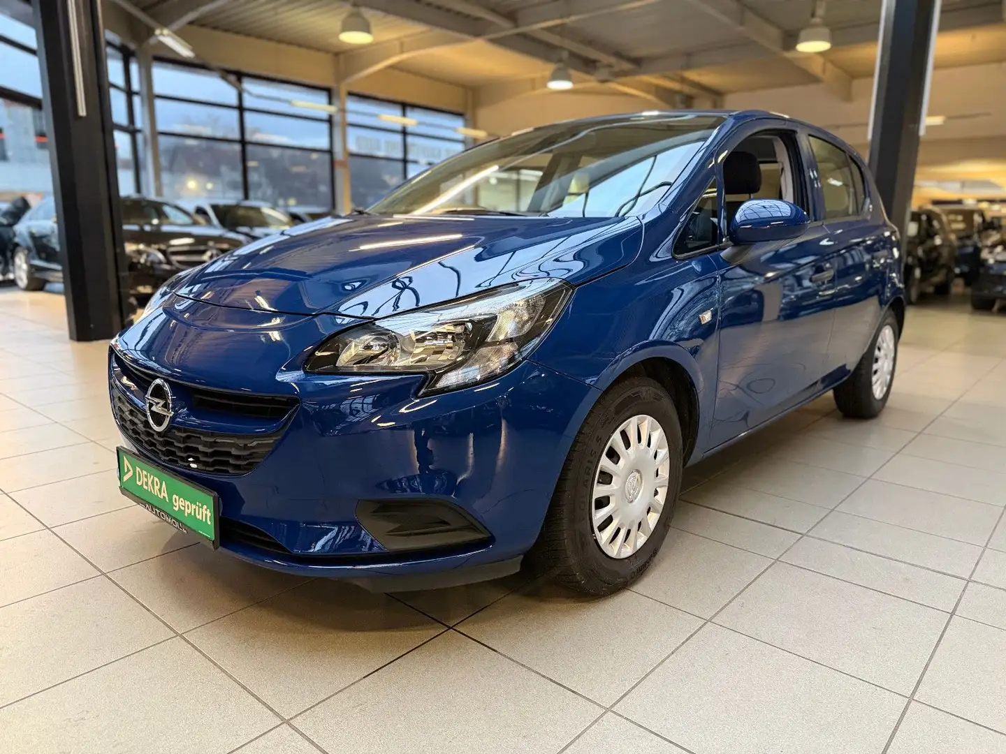 Opel Corsa E Selection, Wenig Km,  Radio Tuner Blauw - 1