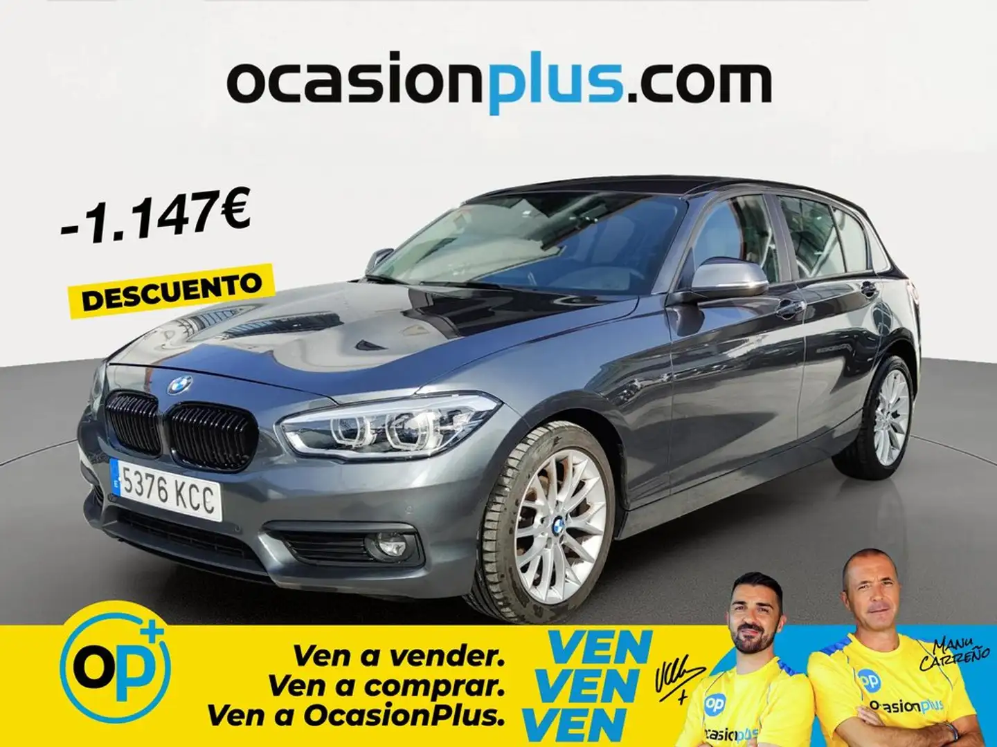 BMW 116 116d Gris - 1