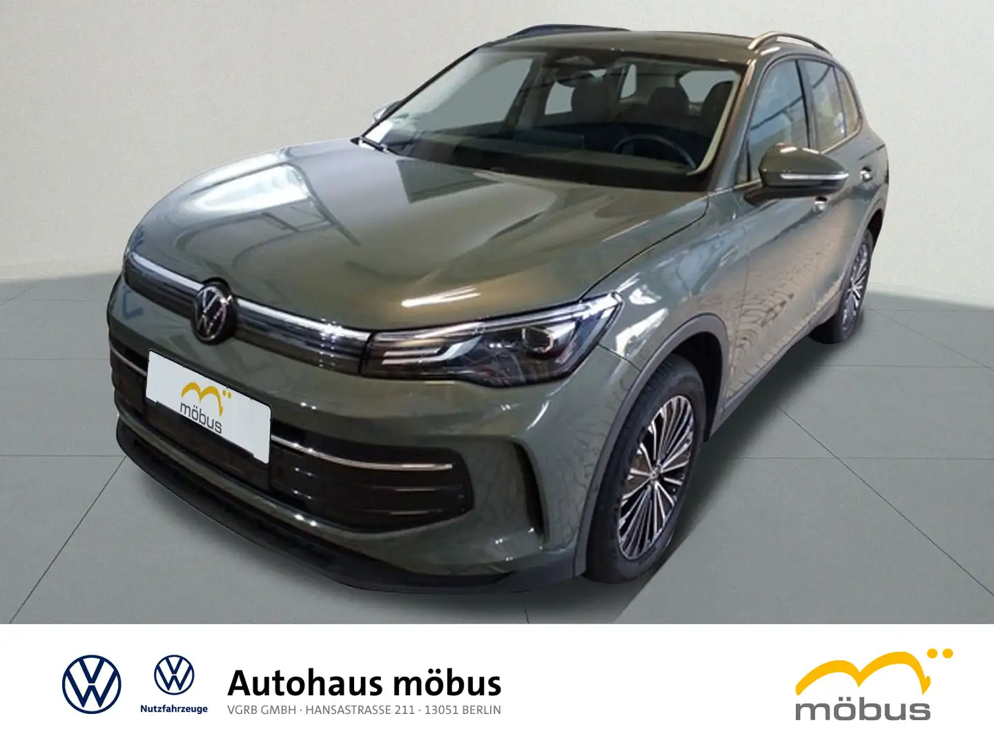Volkswagen Tiguan 2.0 TDI Life*4M*AREA*AHK*ASG*NAVI*LED* Grün - 2