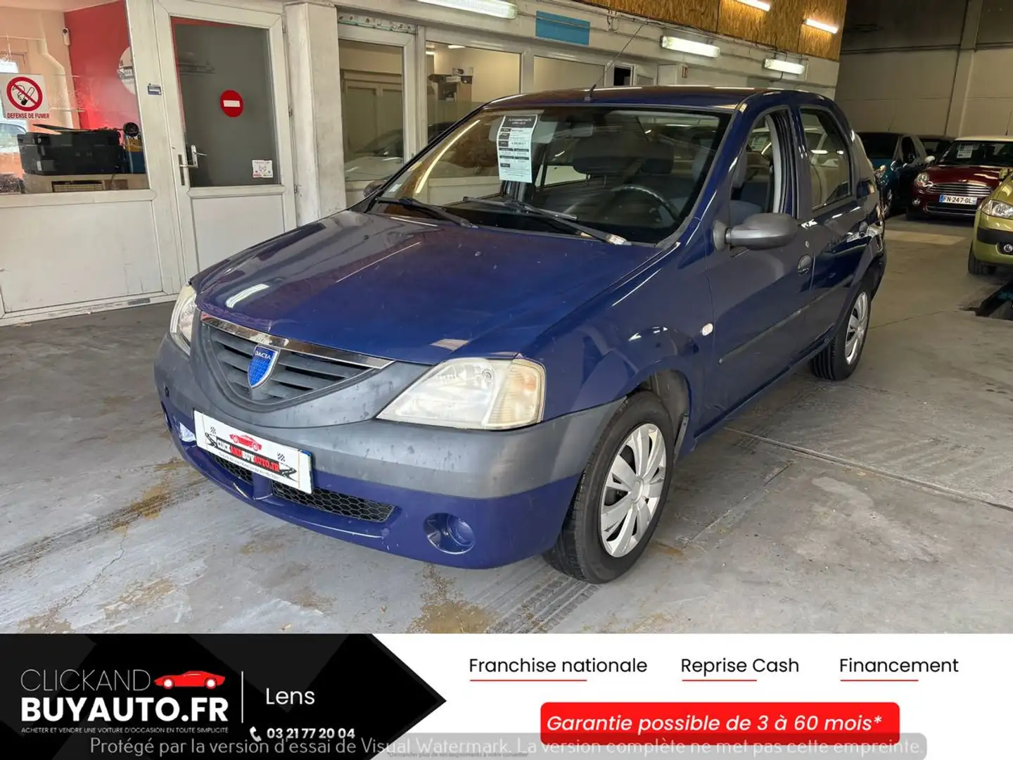 Dacia Logan 1.4 75 CHV // BLUETOOTH // DISTRIBUTION NEUVE // JANTE TOLE Blau - 1