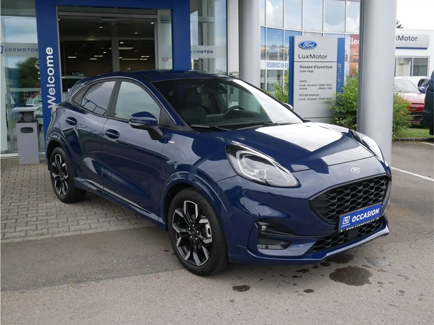Ford Puma ST-Line X 1.0i EcoBoost mHEV 155ps  A7 GAR 11/2029 Bleu - 2