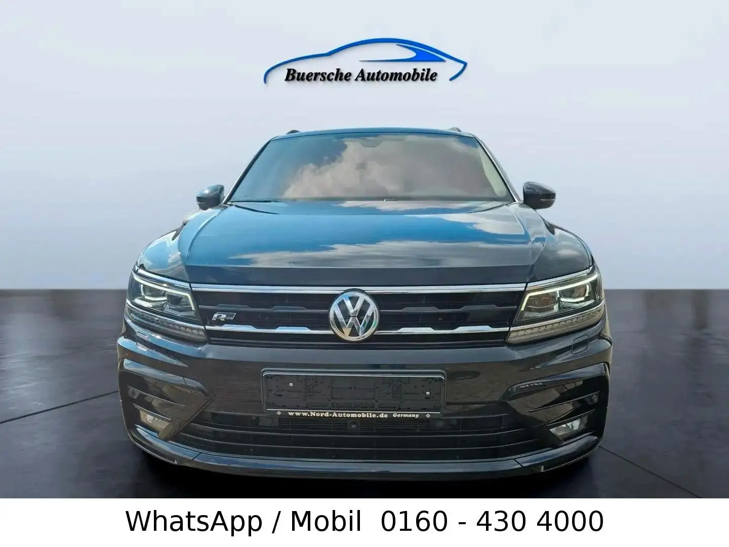 Volkswagen Tiguan Allspace R-Line Highline  7 Sitzer 74 Tkm Zwart - 1