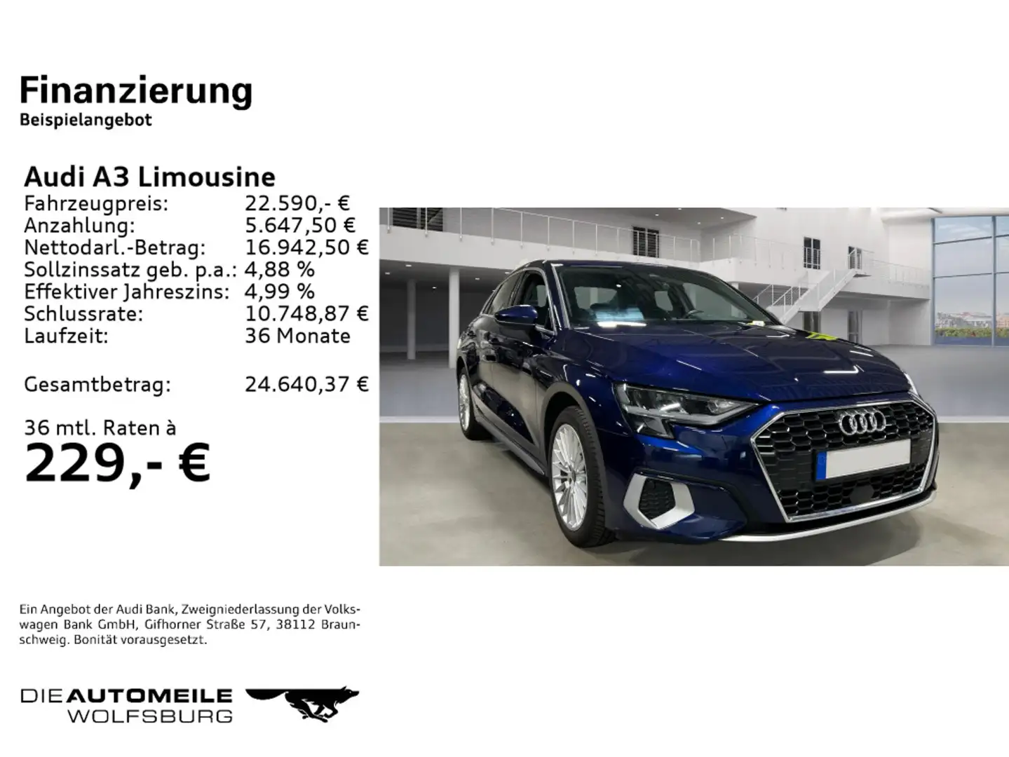 Audi A3 35 TFSI advanced KAMERA/SITZHZ/LED/ Blau - 2