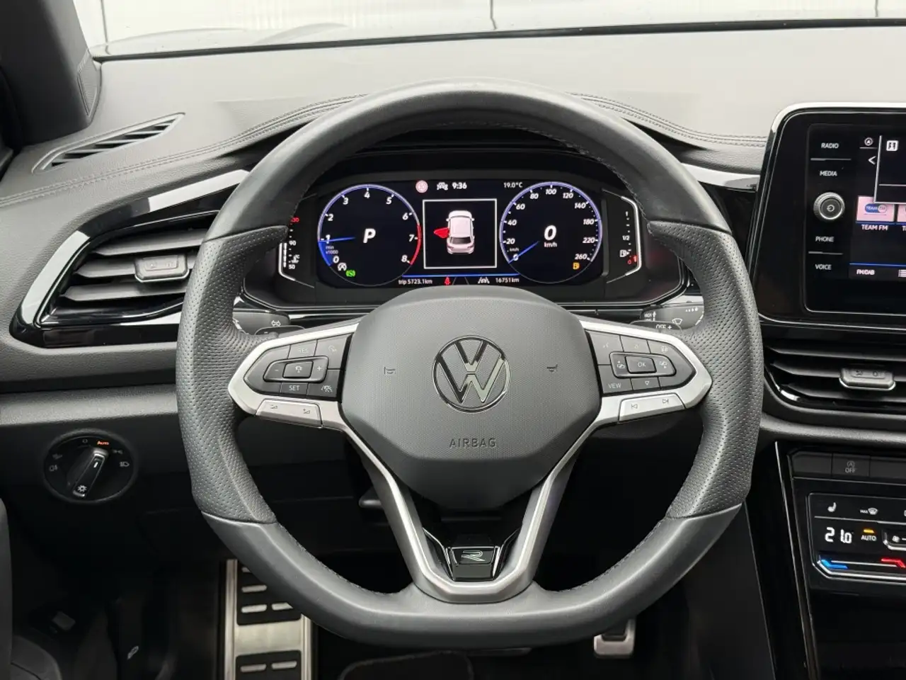 Volkswagen T-Roc 1.5 TSI R-Line black style DSG Panoramadak Carplay, миниатюра 14