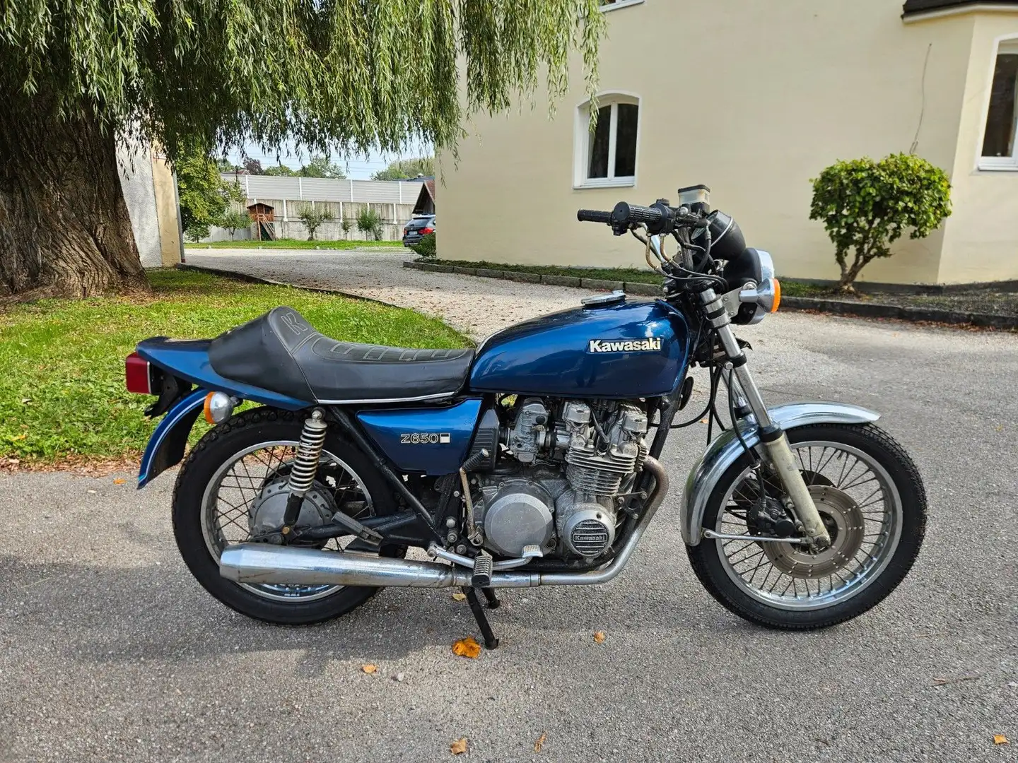 Kawasaki Z 650 Speiche guter daily driver Blau - 2