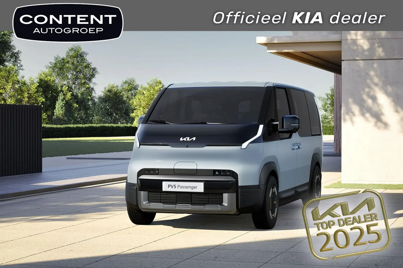 Kia PV5 Passenger 51,5kWh Plus | Stoel-Stuurwielverwarming | Vehicle Argent - 1