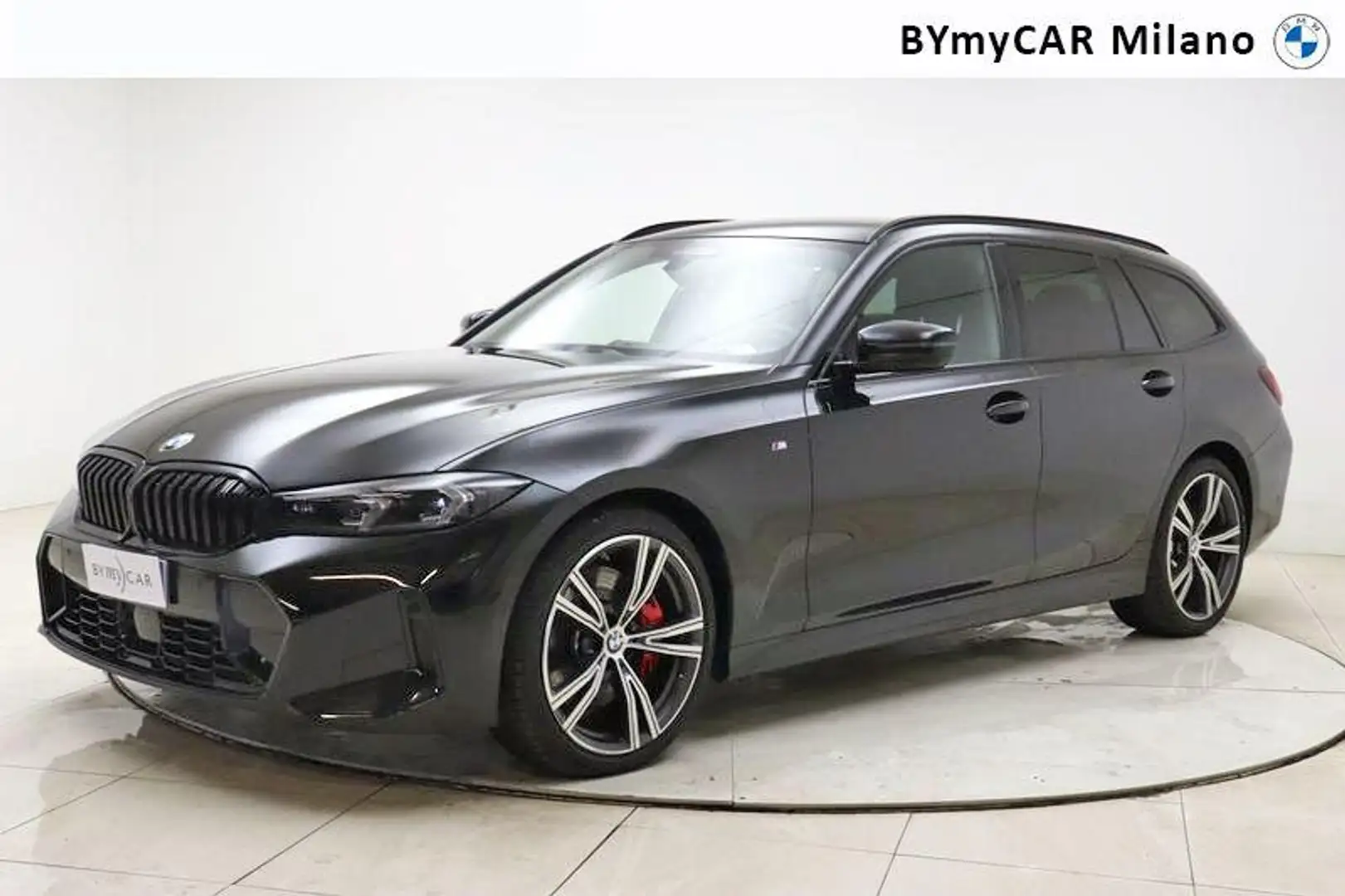 BMW 320 d Touring mhev 48V Msport xdrive auto Nero - 1
