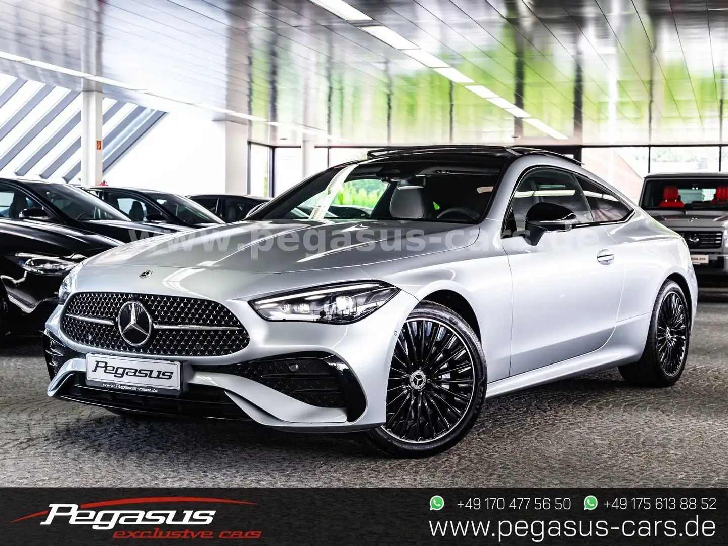 Mercedes-Benz CLE 200 Coupe AMG*PANORAMA*360°*BURMESTER Argintiu - 1