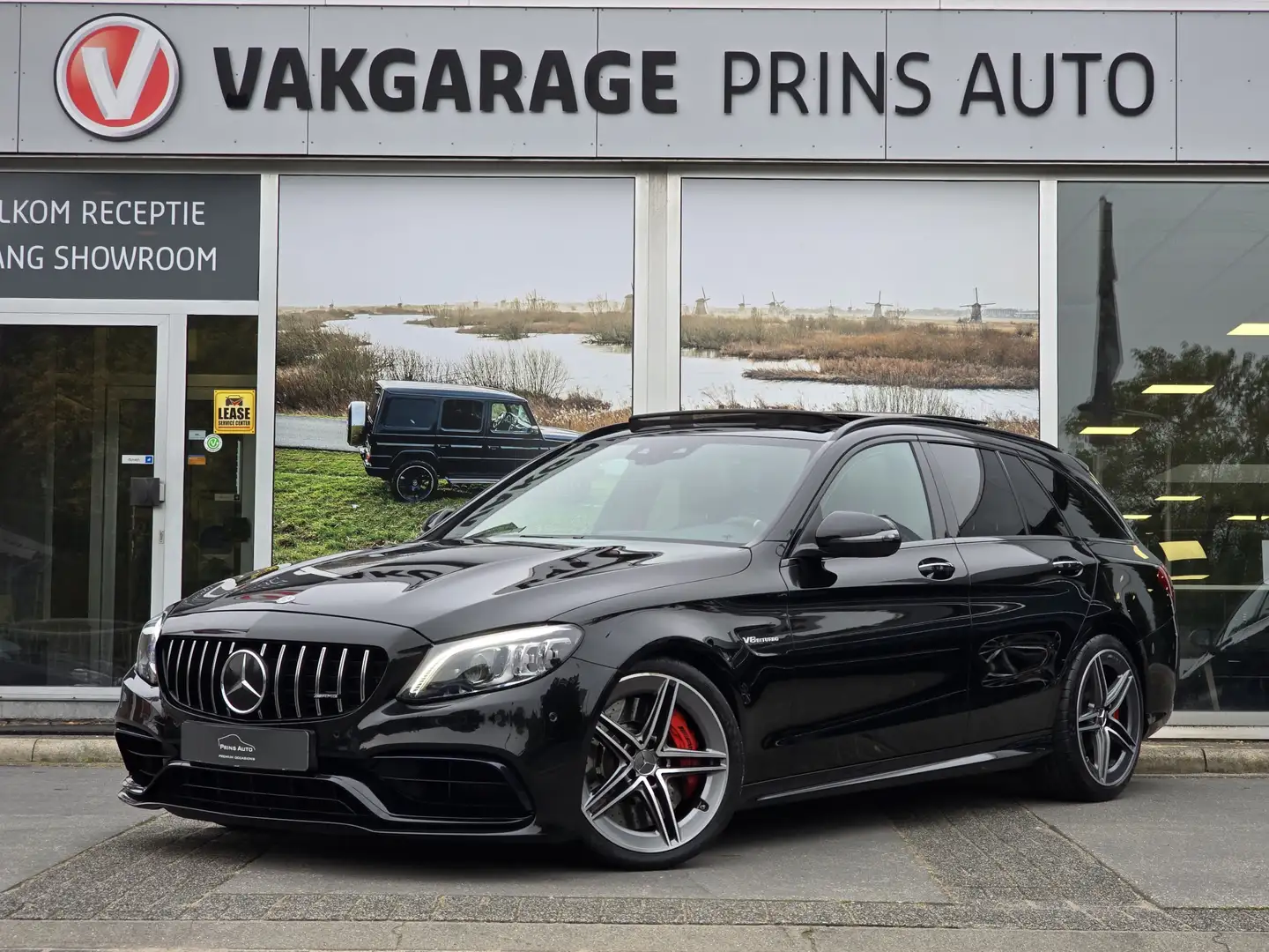 Mercedes-Benz C 63 AMG S Premium Plus Pack |PANO|BURMESTER|SP. UITLAAT|ME Zwart - 1