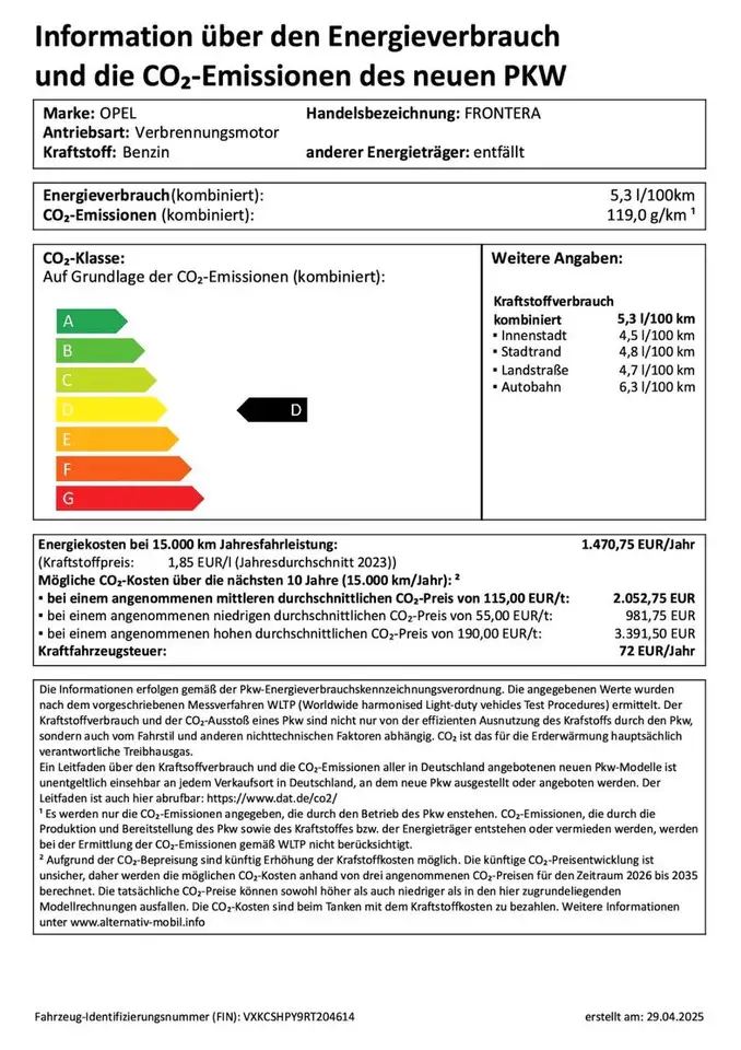 Opel Frontera