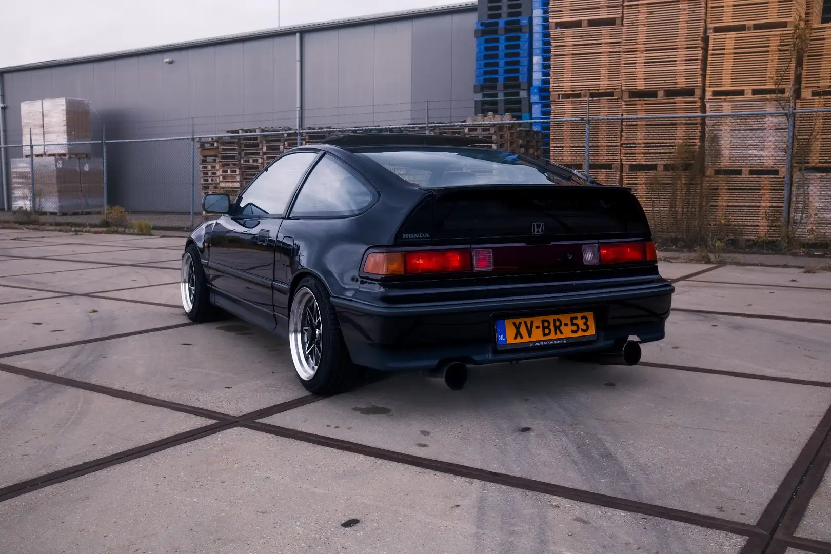 Honda Civic schitterende crx 1.6 2 jaar apk elek dakraam, nap Czarny - 2