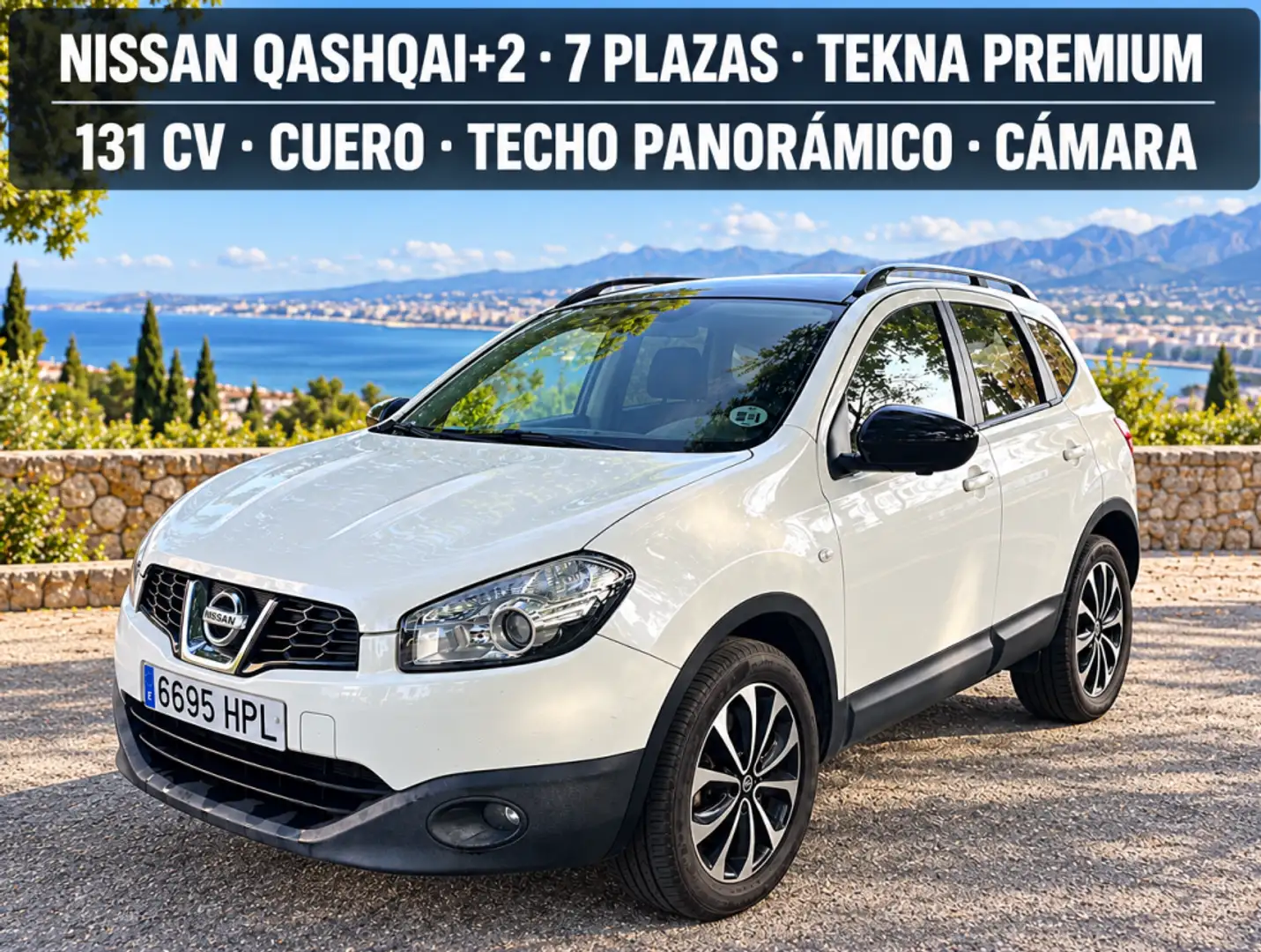 Nissan Qashqai Q+2 1.6dCi S&S Tekna Premium 4x2 18´´ Blanco - 1