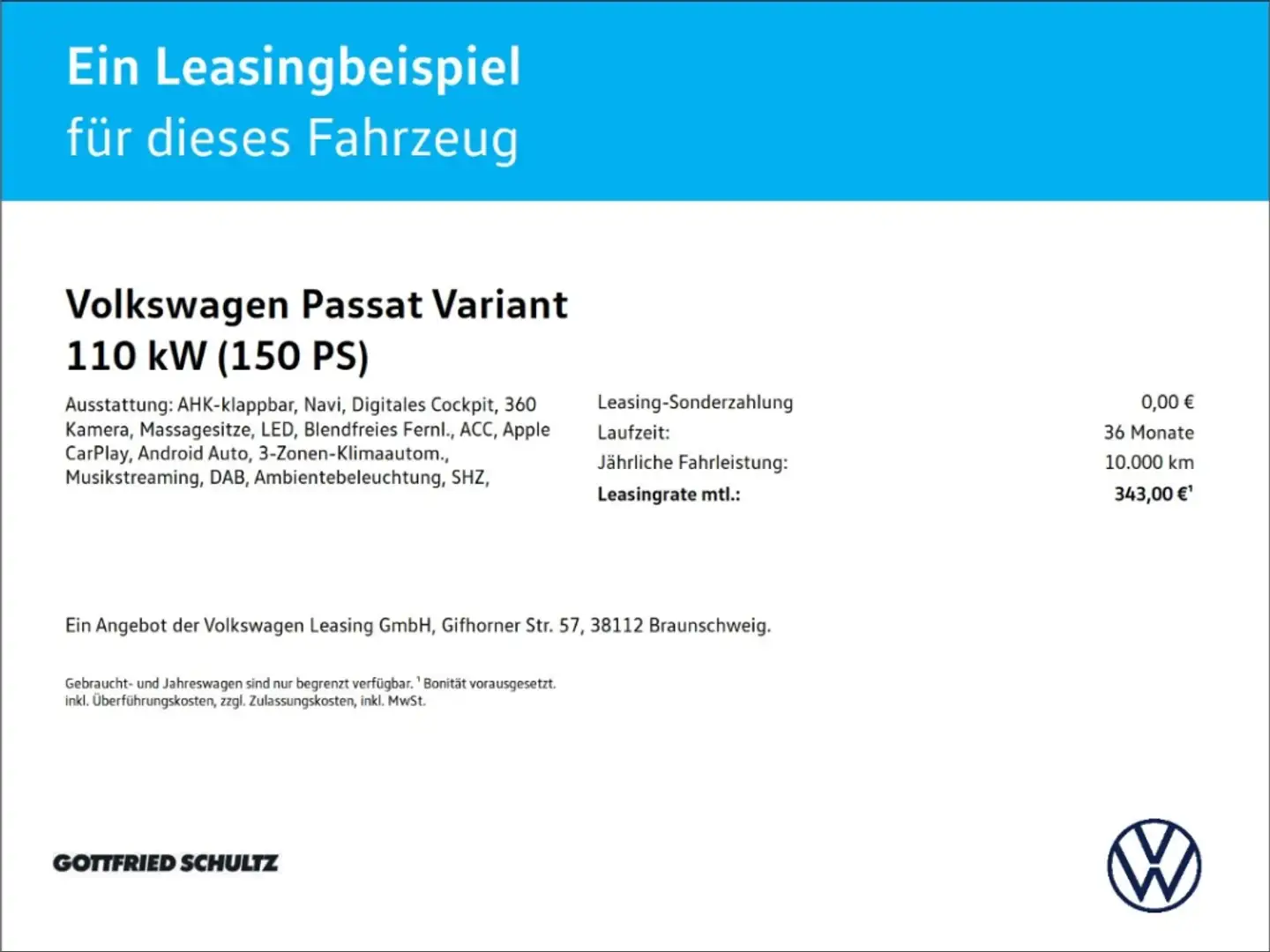 Volkswagen Passat Variant Business 1.5 eTSI DSG LED AHK Sitzheizung Schwarz - 2