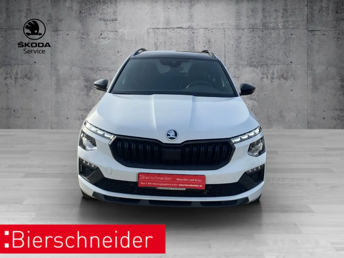 Skoda Kamiq 1.5 TSI DSG Selection Pano AHK Matrix Kamera Weiß - 2