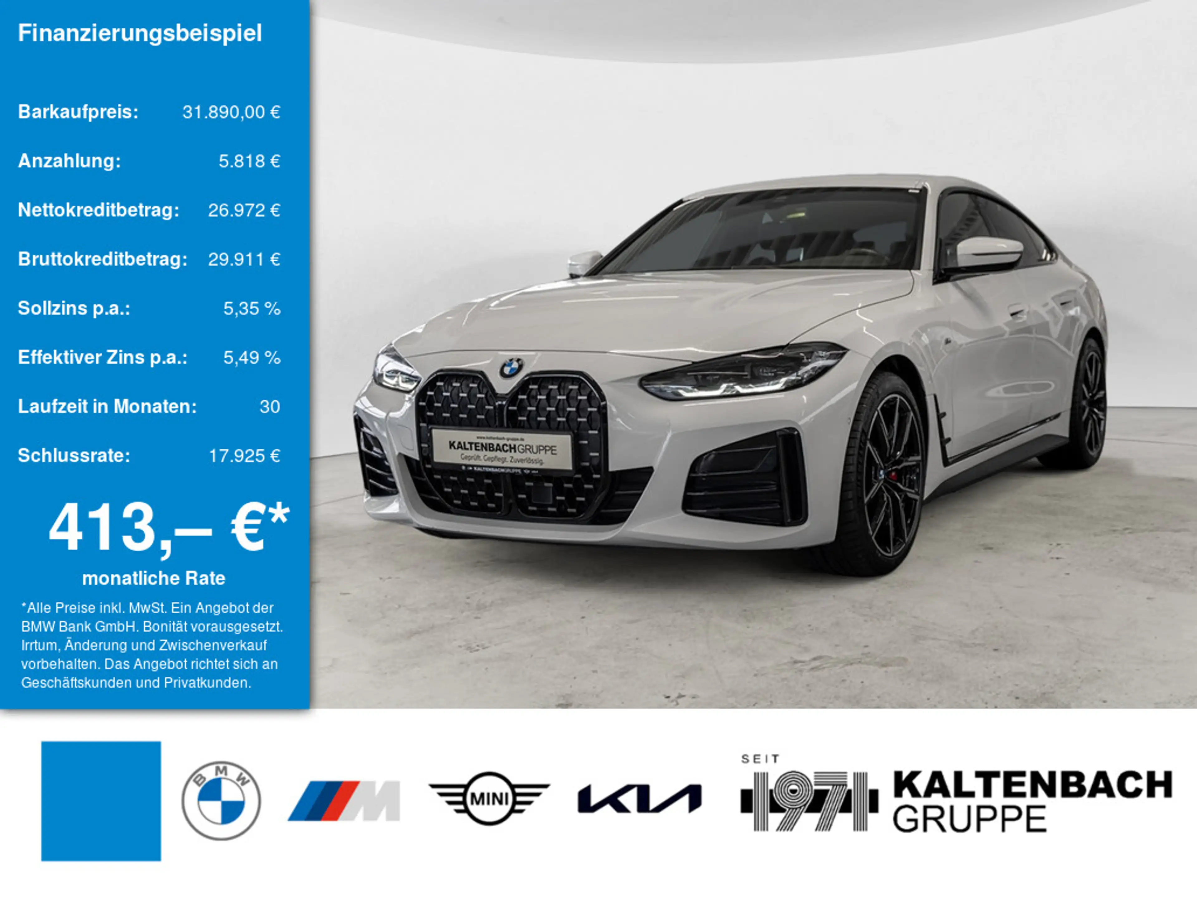 BMW 420 Gran Coupe M-Sport Pro LED NAVI H/K SHZ